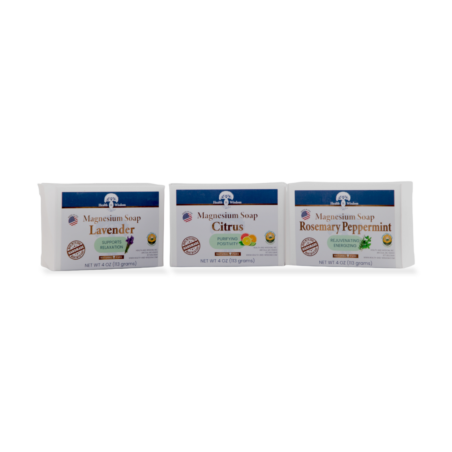 Magnesium Bar Soap - 2 pack