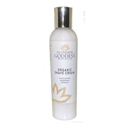 Organic Shave Cream with Aloe, Coconut Oil & Shea Butter