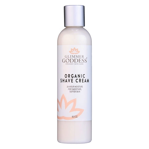 Organic Shave Cream with Aloe, Coconut Oil & Shea Butter